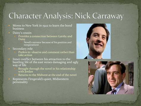 nick carraway character summary.